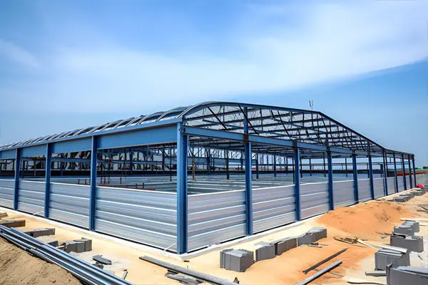Construction method of steel structure frame